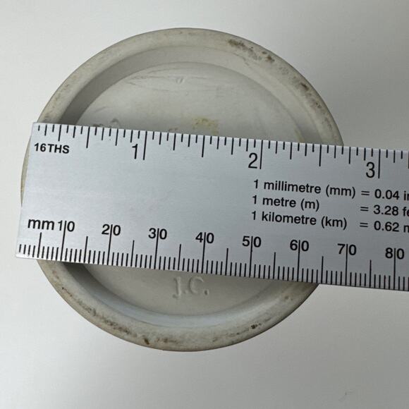 Antique 19th Century William Adams & Sons Jasperware Vase Blue White Embossed - Picture 12 of 12